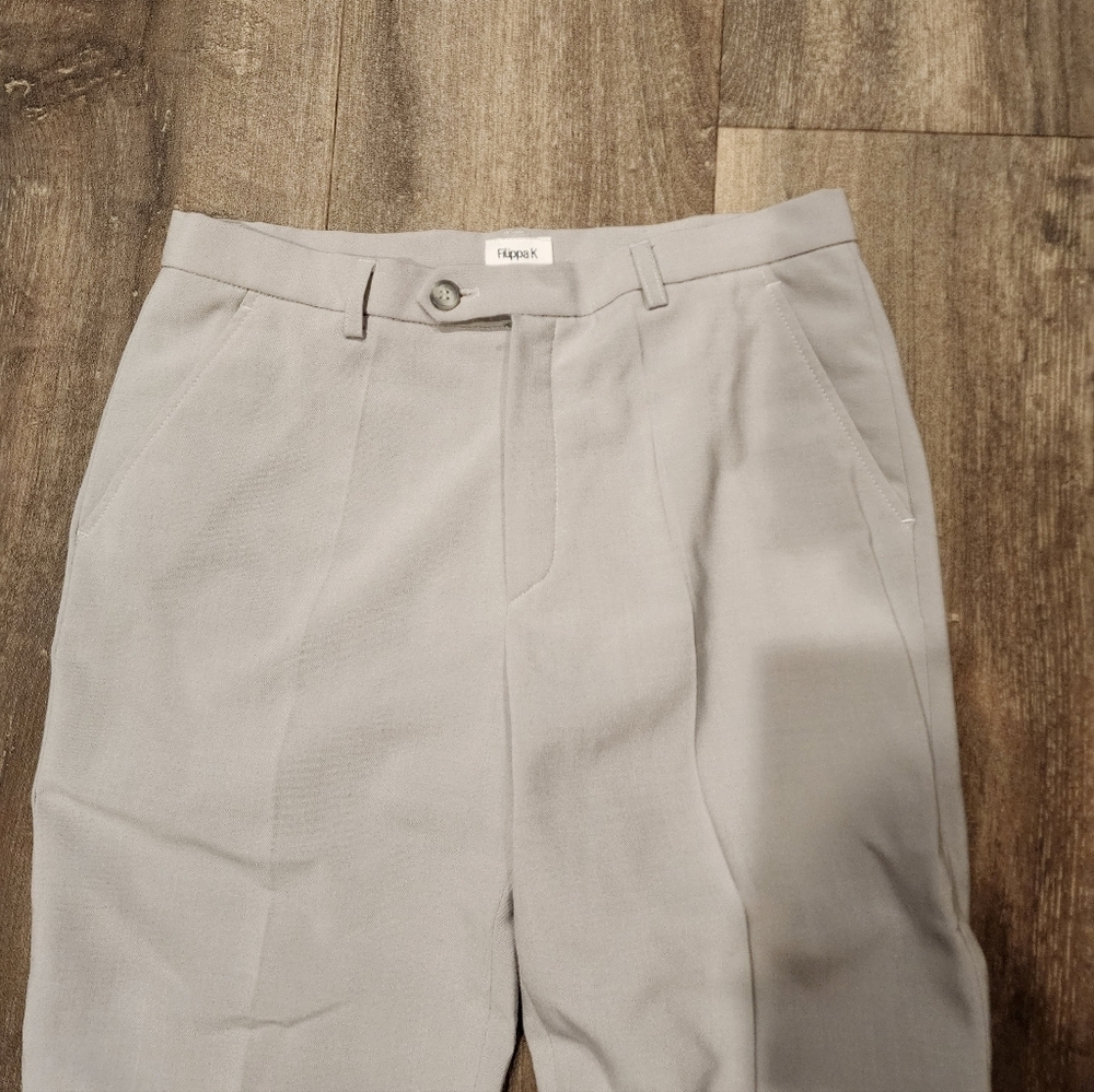 Filippa K Grey Straight Leg Trouser - Picture 3 of 5